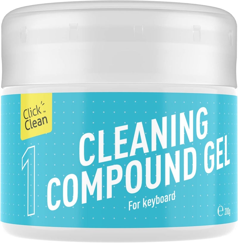 CLICK CLEAN Keyboard Cleaning Gel, 7oz Universal Cleaning Gel for Keyboards Electronics Dust Cleaner for Car, Laptop, Air Vents - Image 2